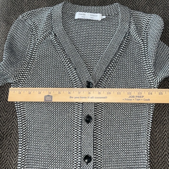 Proenza Schouler White Label Micro Stripe Rib Knit Dress S - Picture 8 of 8